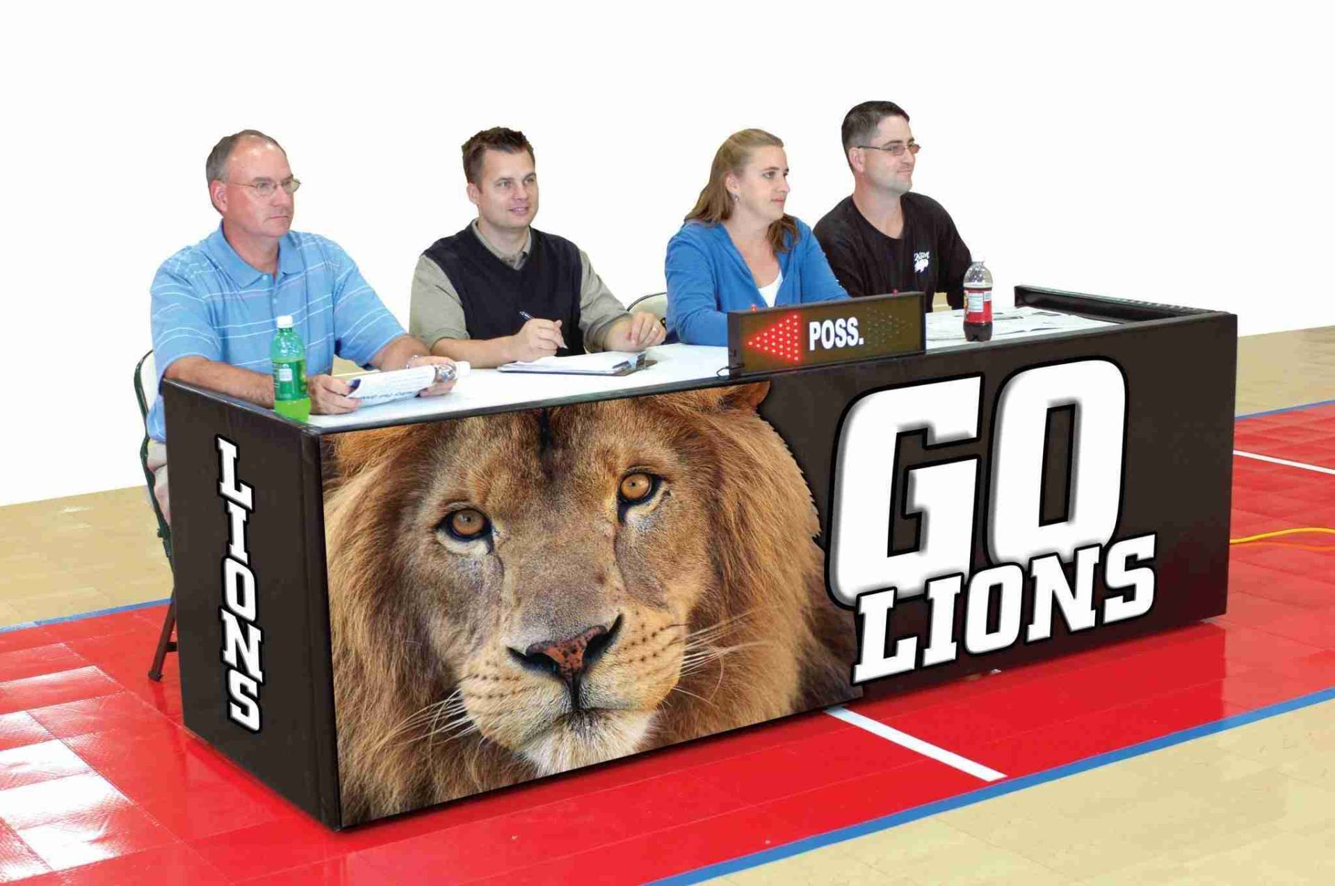 8' School Spirit Folding Activity Table - Bison, Inc.